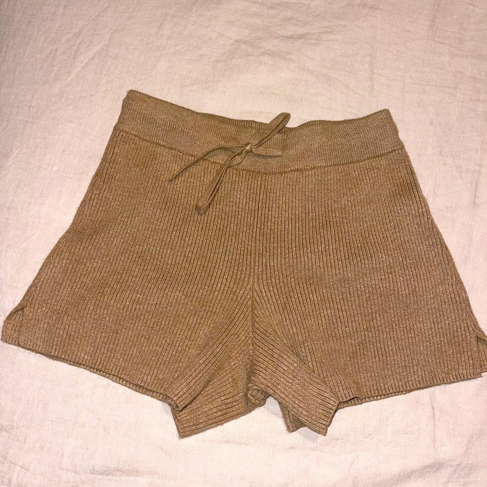 Abercrombie Tan Lounge Shorts